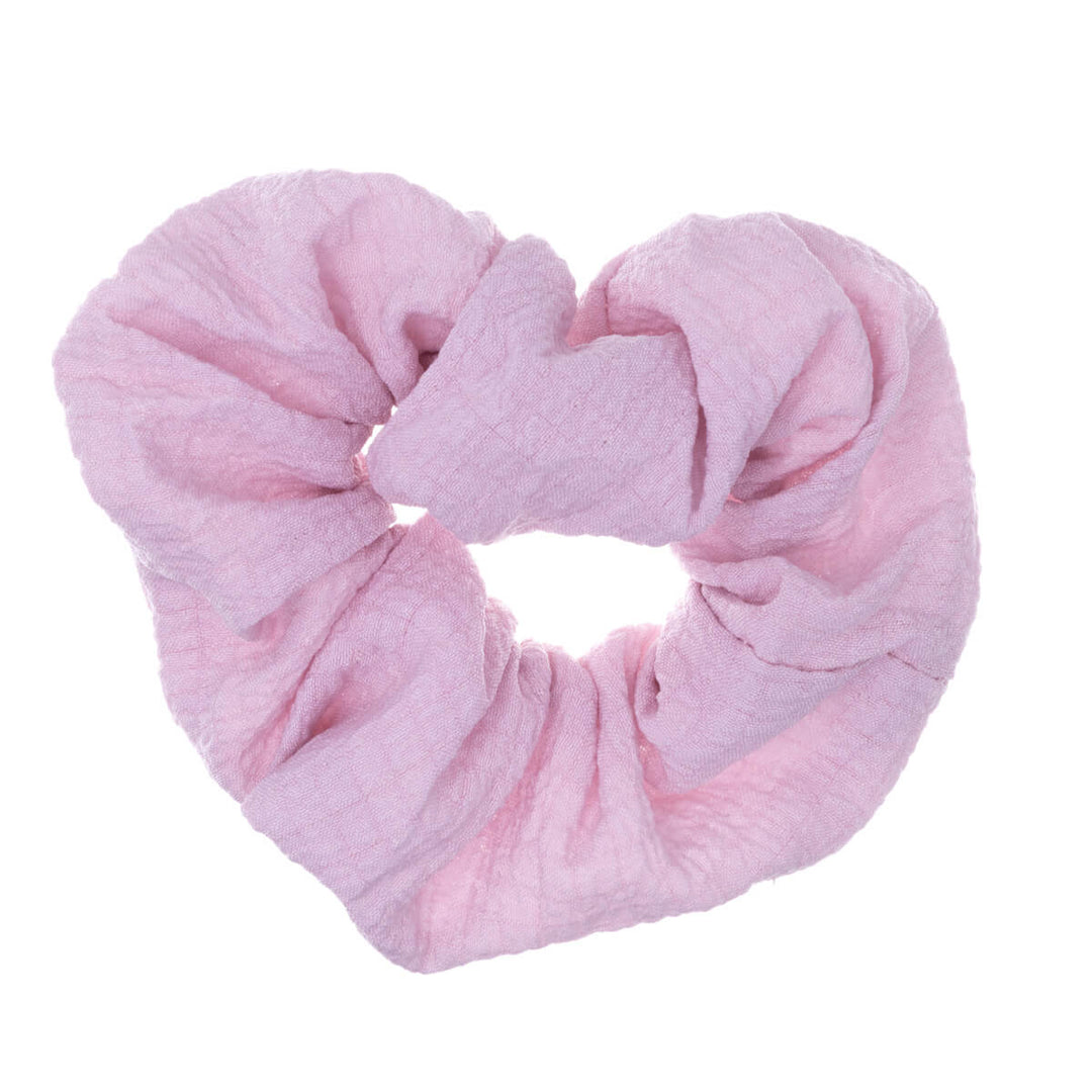 Yksivärinen ruudullinen scrunchie hiusdonitsi ø 10cm