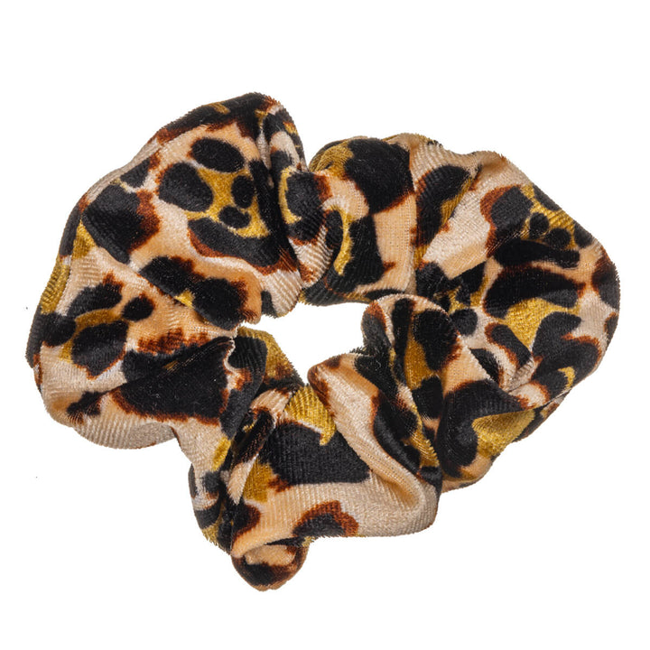 Animal scrunchie velvet hairpin ø 10cm