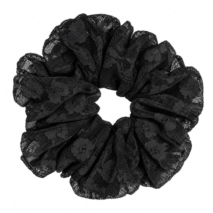 Lace Scrunchie Hair Donut – Large &amp; Soft, 13 cm