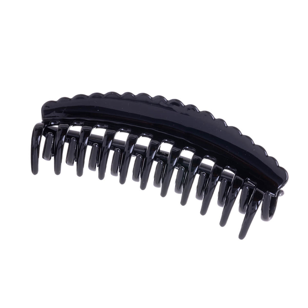 Curved giant shark tooth hair clip 14,5cm