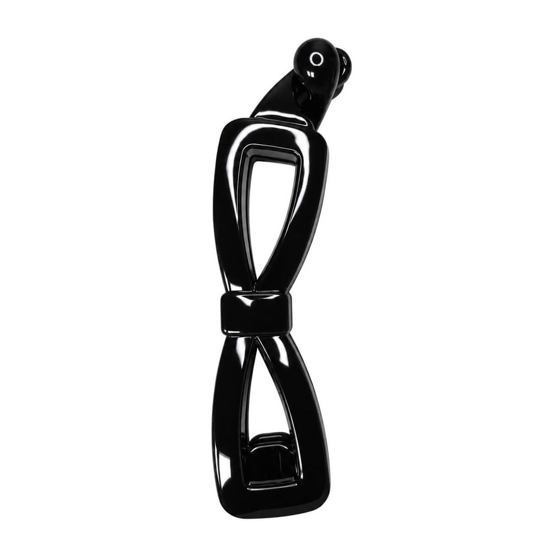 Plastic banana clip in a bow design