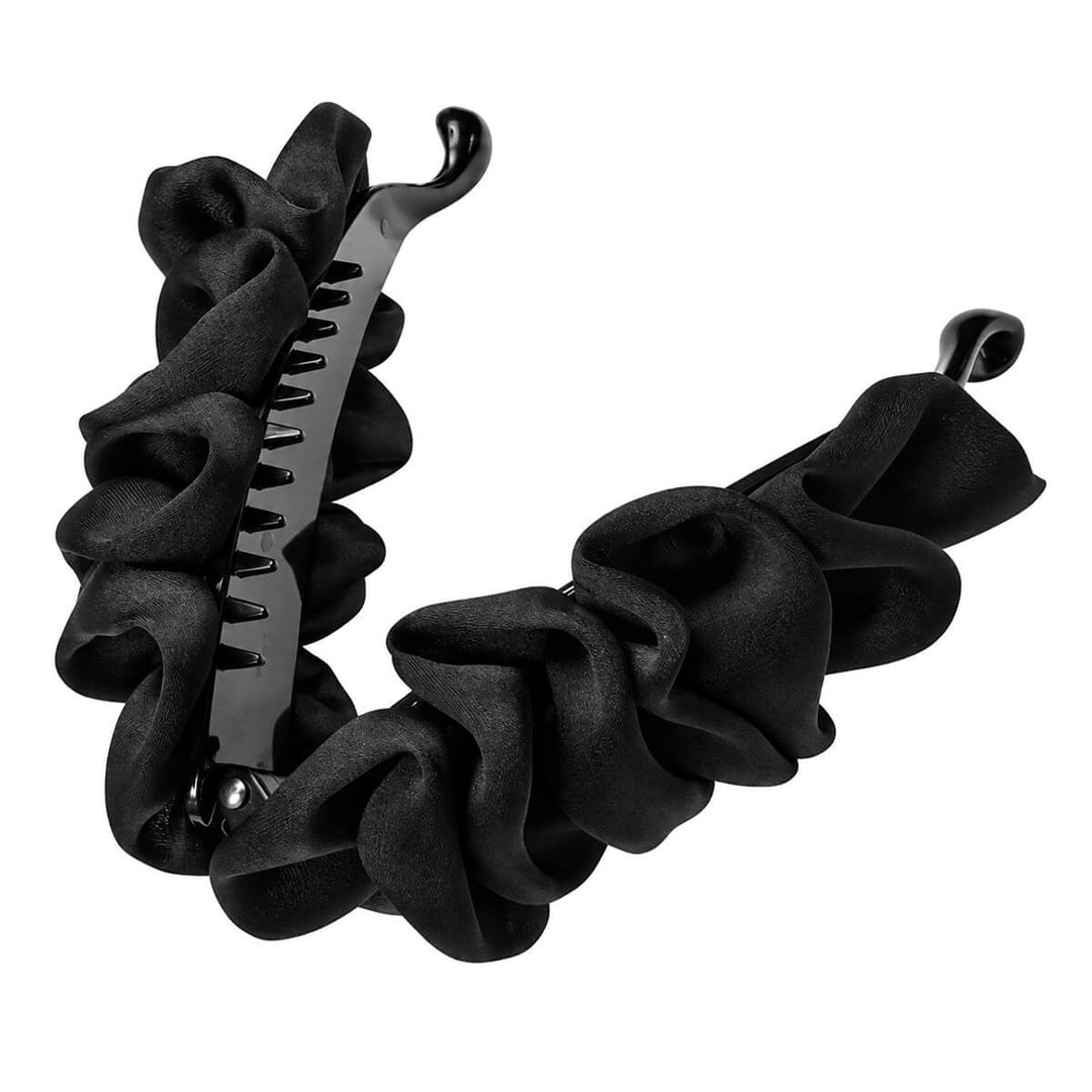 Fabric-covered banana clip