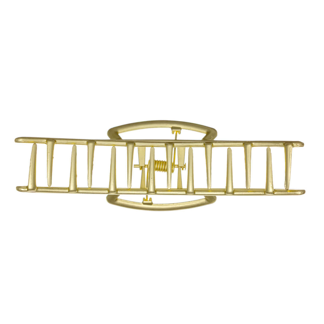 Curved metal shark tooth clip 11cm