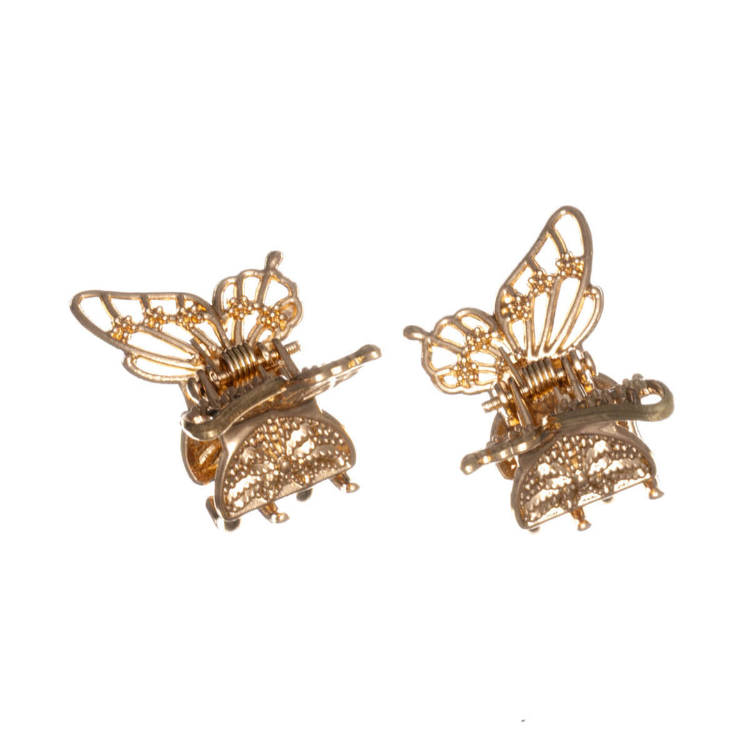Small metal butterfly shark tooth (2pcs)