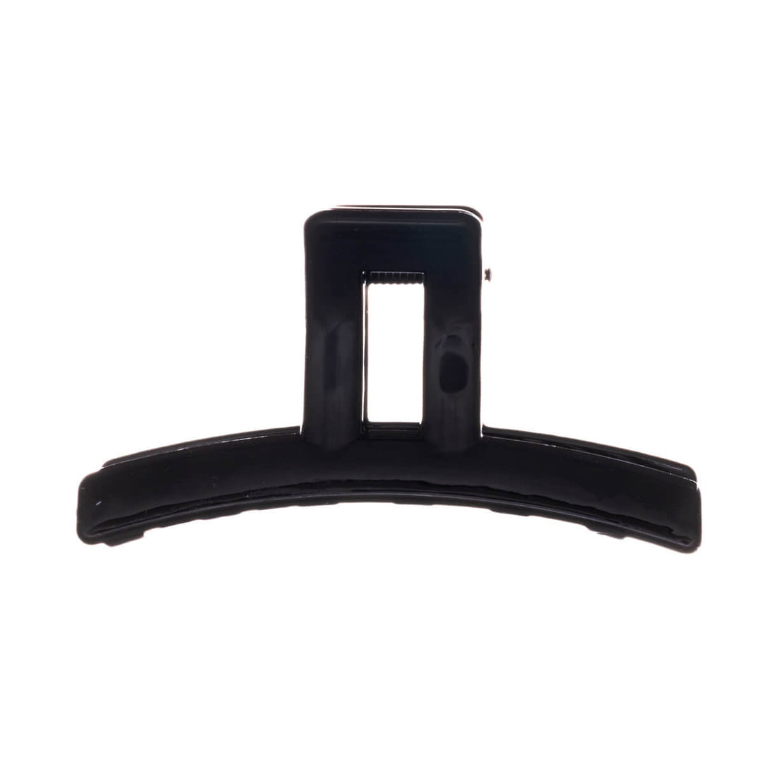 Curved shark tooth plastic hair clip 7.5cm