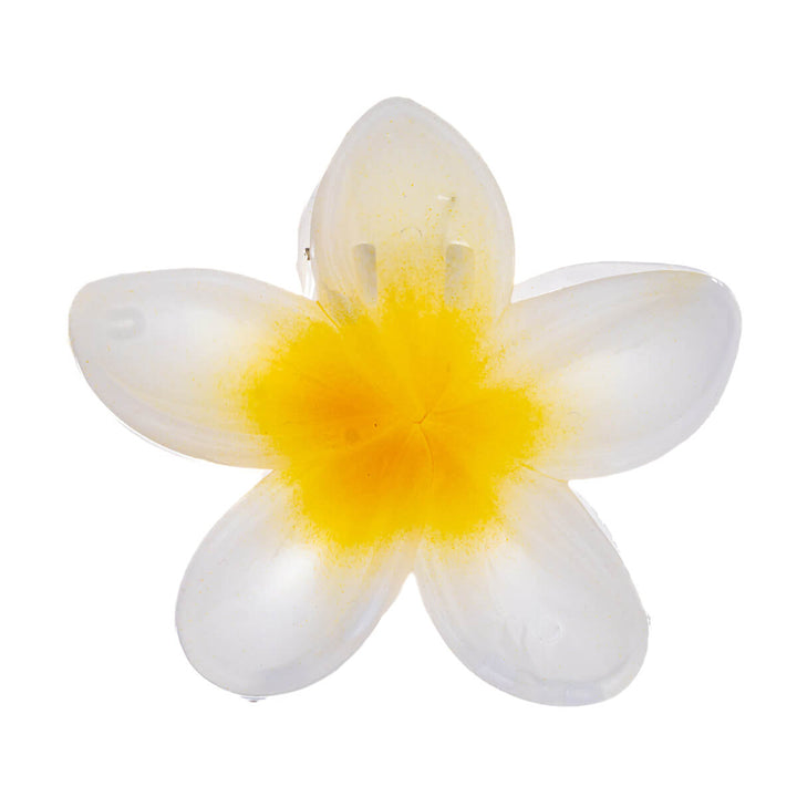 Flower hair clip plumeria shark tooth 8cm