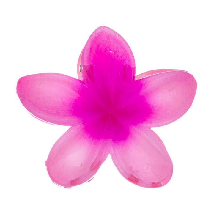 Flower hair clip plumeria shark tooth 8cm