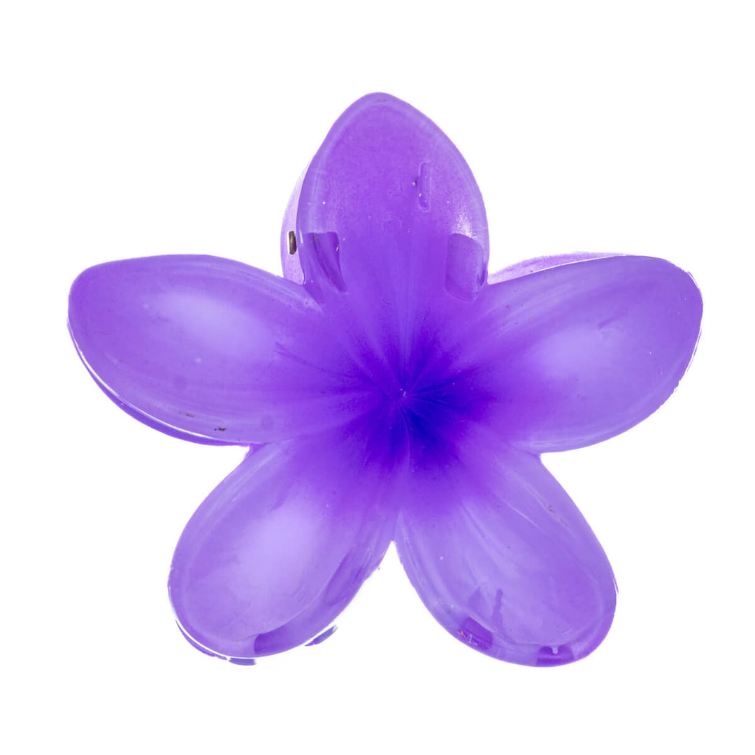 Flower hair clip plumeria shark tooth 8cm