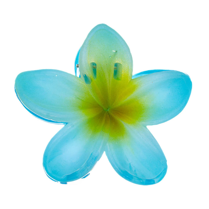 Flower hair clip plumeria shark tooth 8cm
