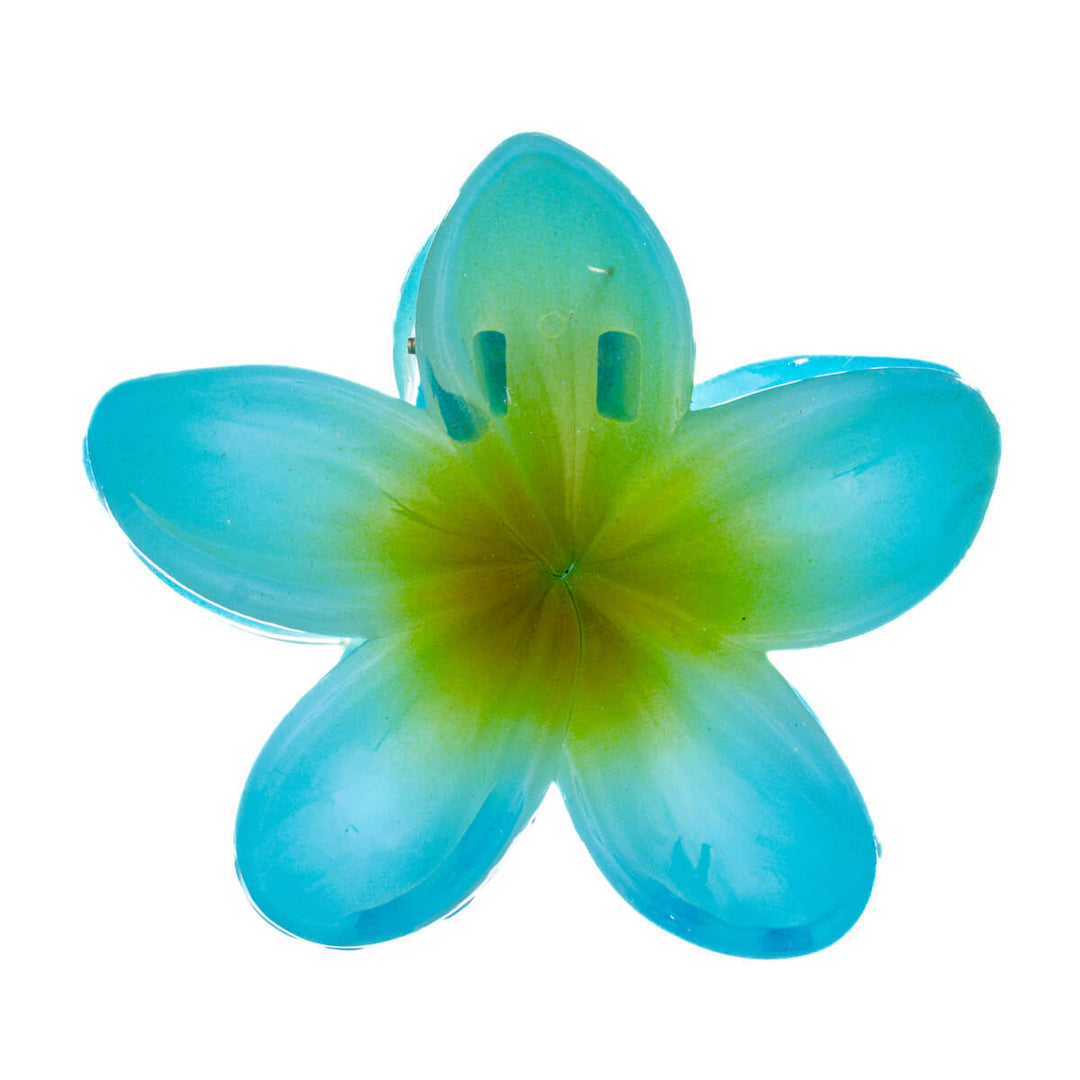 Flower hair clip plumeria shark tooth 8cm