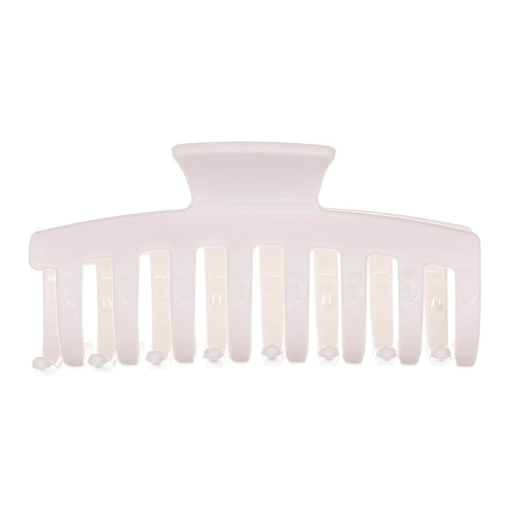 Flexible hair clip, plastic shark tooth, 10 cm