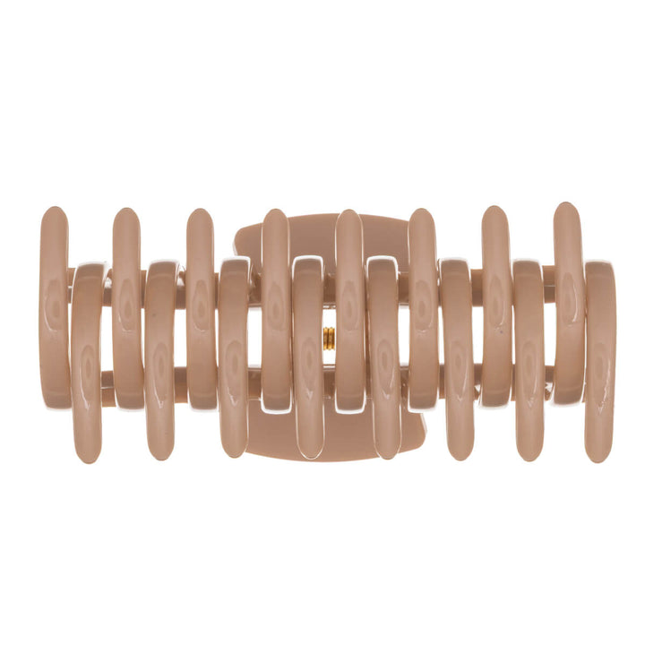 Flexible hair clip, plastic shark tooth, 10 cm