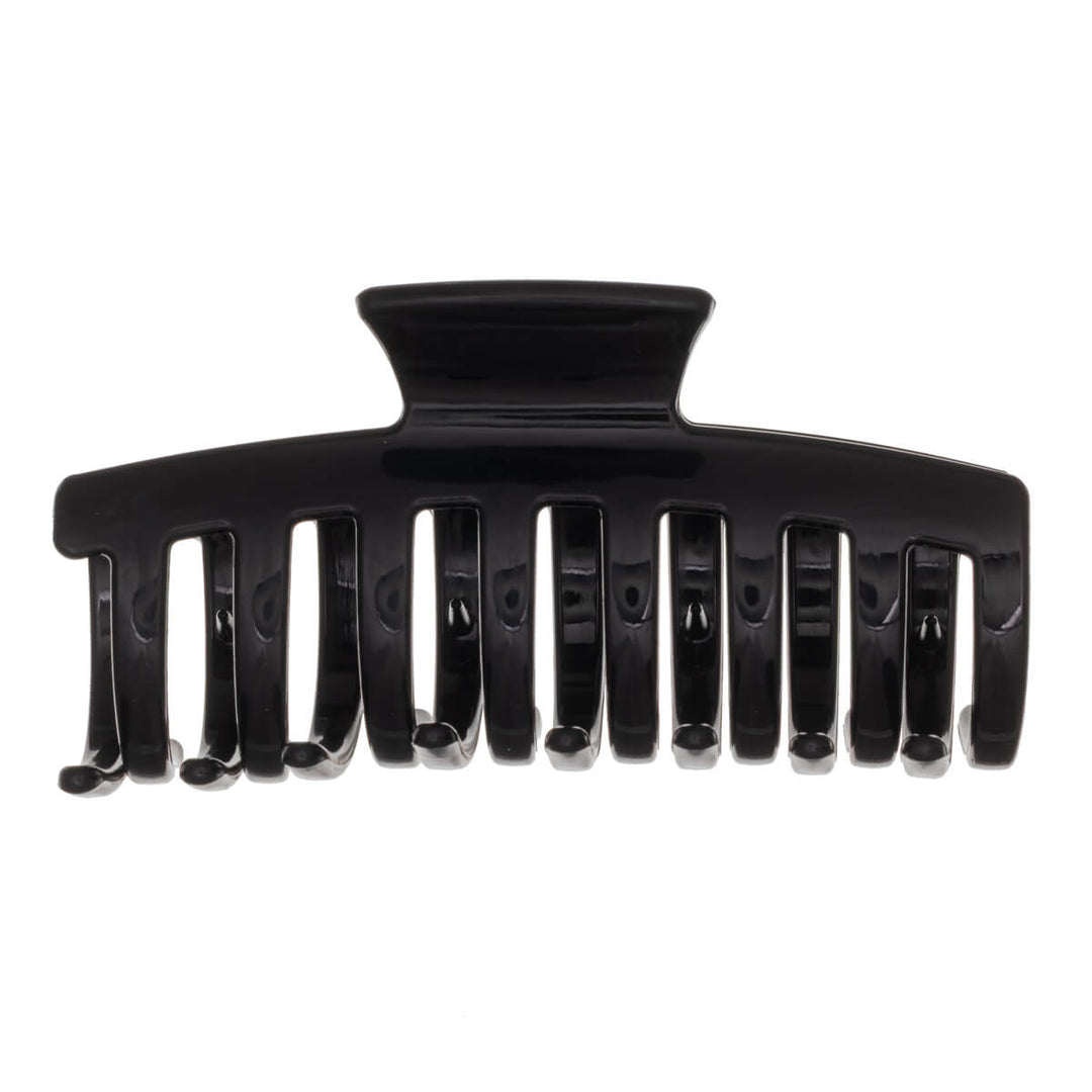 Flexible hair clip, plastic shark tooth, 10 cm