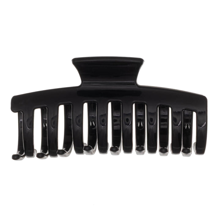 Flexible hair clip, plastic shark tooth, 10 cm