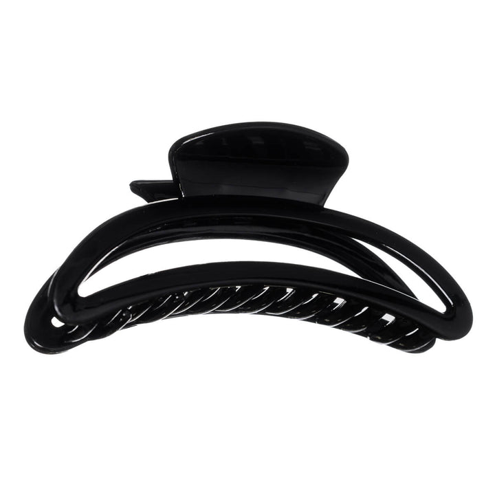 Large curved shark-tooth hair clip, 11.2 cm