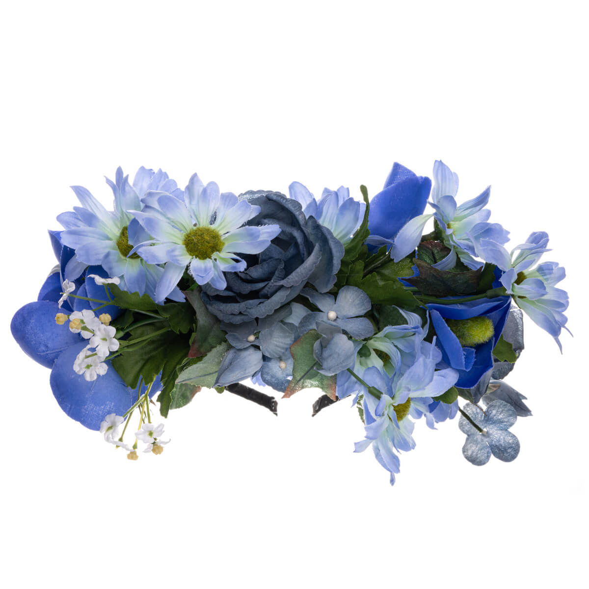Sininen kukkaseppele hiuspanta 104080084117 | Ninja.fi