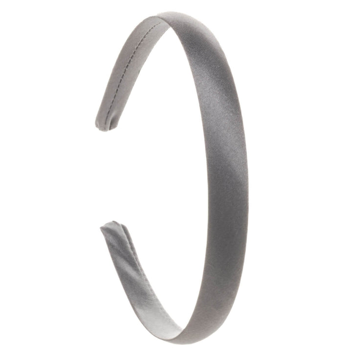 Narrow satin hairband 1.5 cm