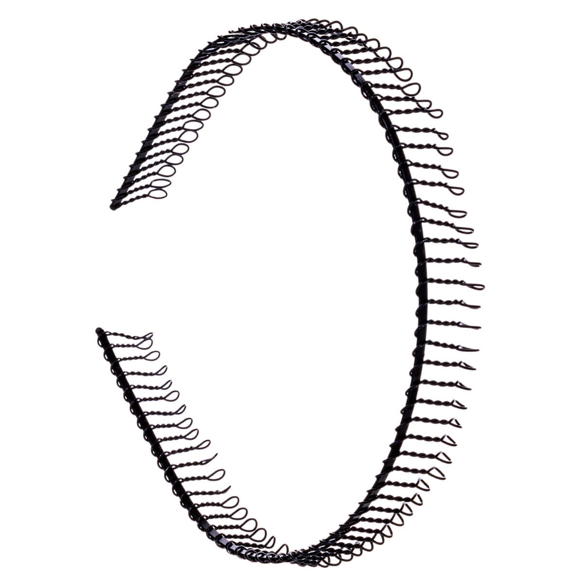 Metal comb collar spike hair clip