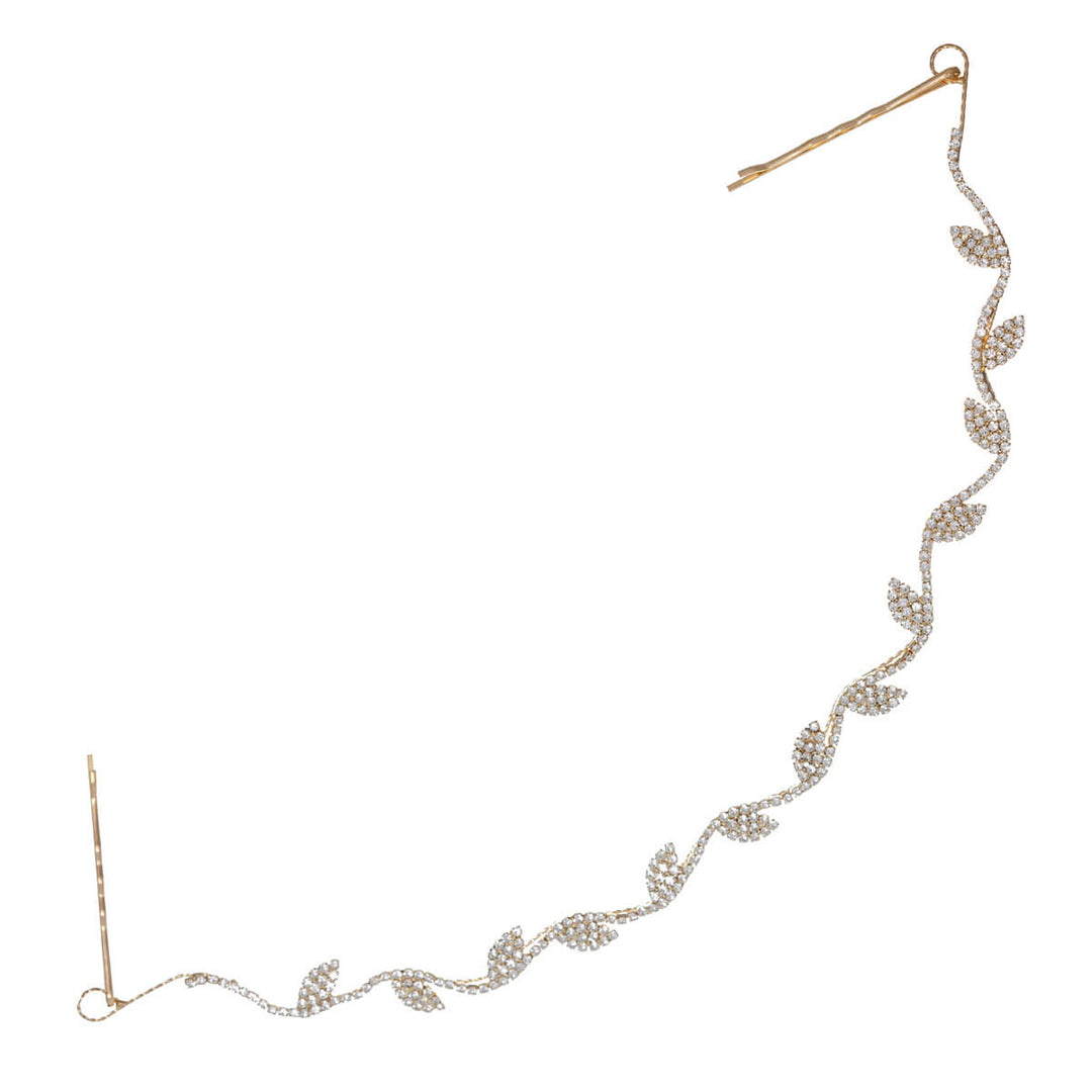 Shapeable hair ornament stony leafy vine 30cm