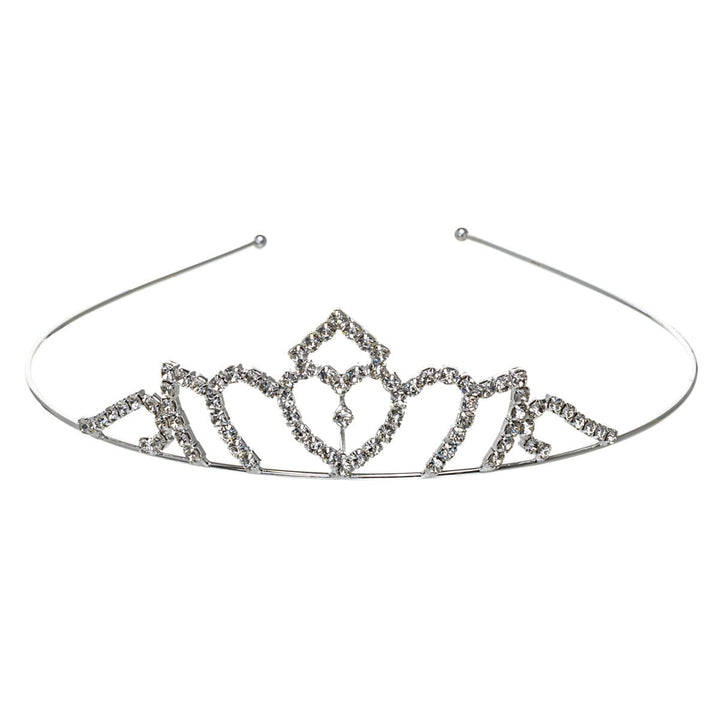 A delicate, sparkling tiara headband