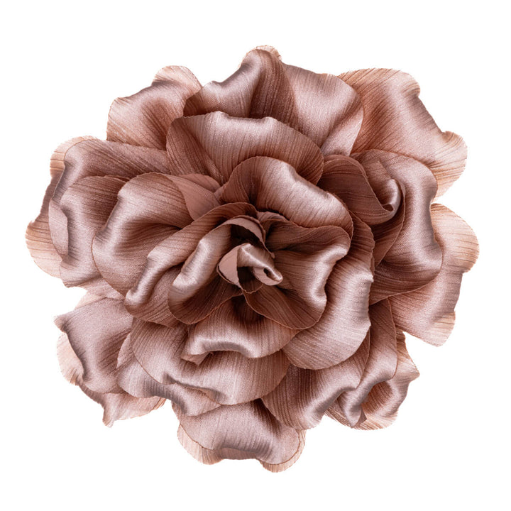 A spectacular big hair flower and Flower brooch 15cm