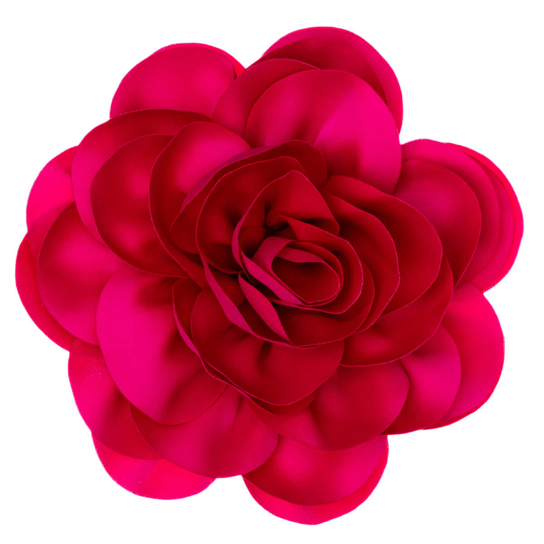 A spectacular big hair flower and Flower brooch 15cm