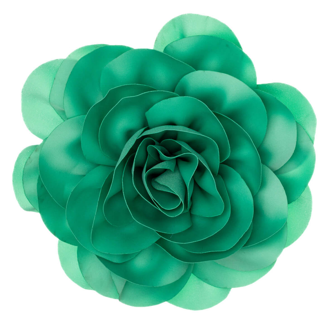 A spectacular big hair flower and Flower brooch 15cm