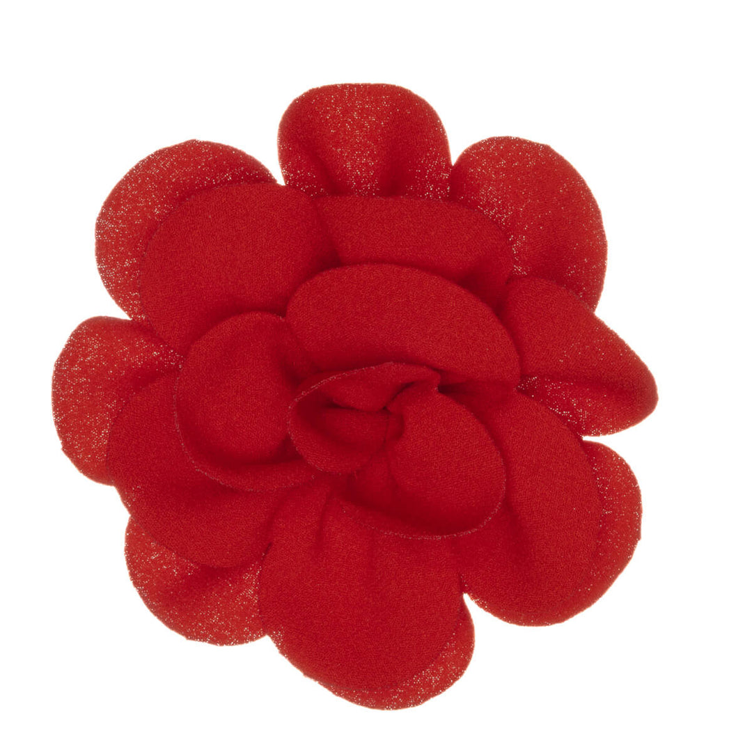 Matte hair flower and Flower brooch 10 cm