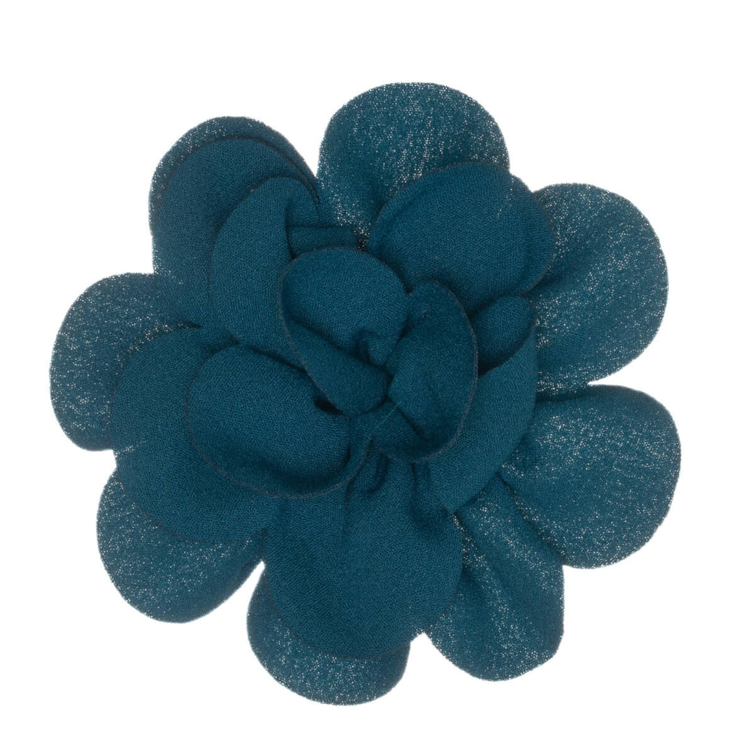 Matte hair flower and Flower brooch 10 cm