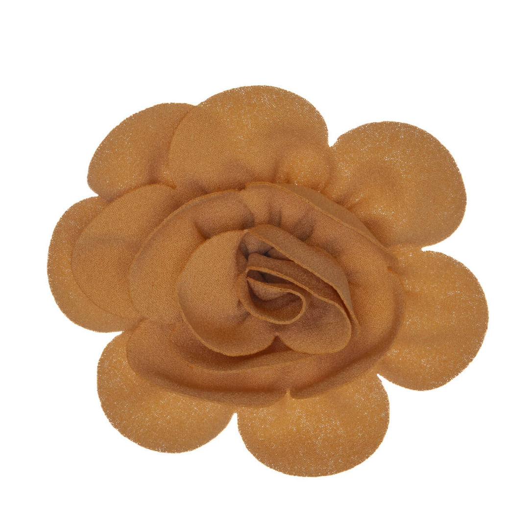 Matte hair flower and Flower brooch 10 cm