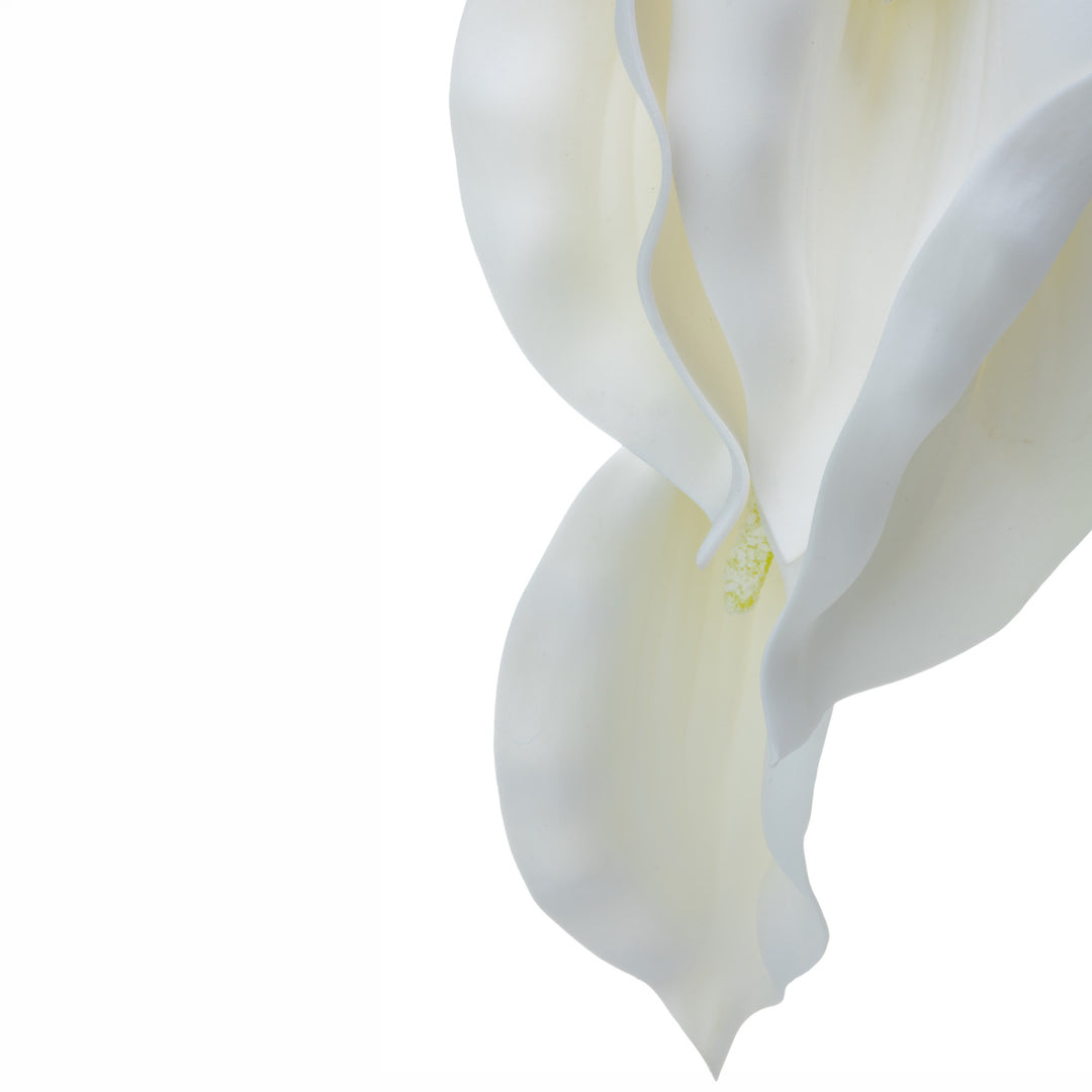 Kalla bridal bouquet with a satin handle – white artificial flower