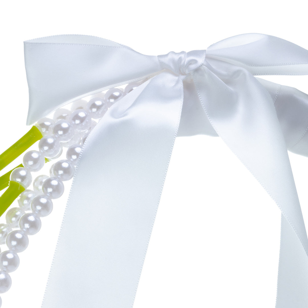 Kalla bridal bouquet with a satin handle – white artificial flower