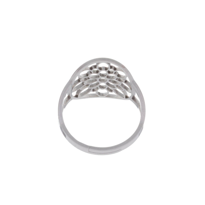 Oval textured adjustable ring (Steel 316L)