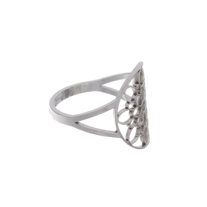 Oval textured adjustable ring (Steel 316L)