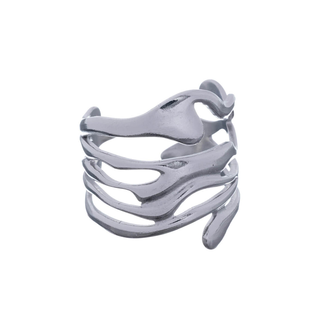 Multi-row wide adjustable ring (316L steel)