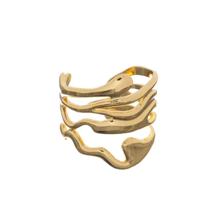 Multi-row wide adjustable ring (316L steel)