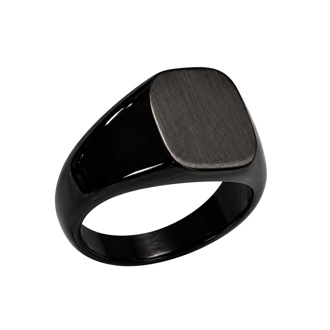 Black band ring (316L stainless steel)