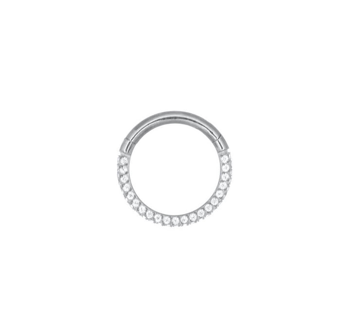 Zirconia stony segment ring 1.2mm (Titanium G23)