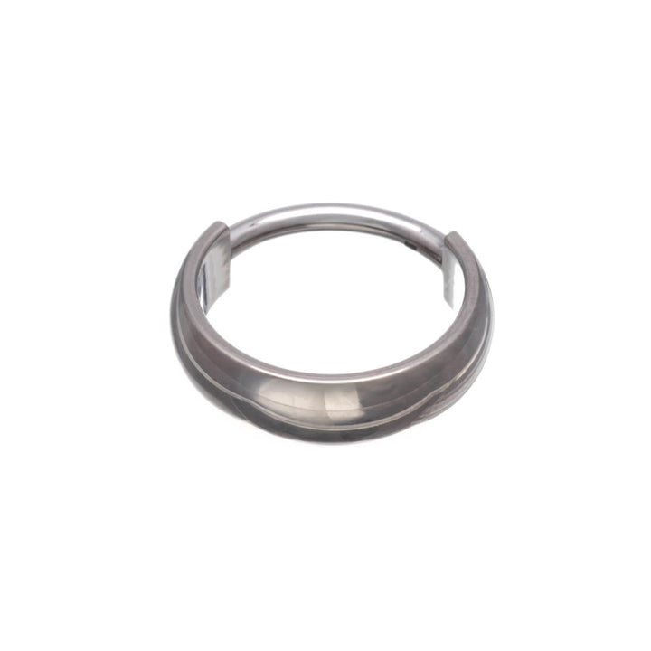 Titanium curved clicker wide Piercing Rings 1.2mm (Titanium G23)