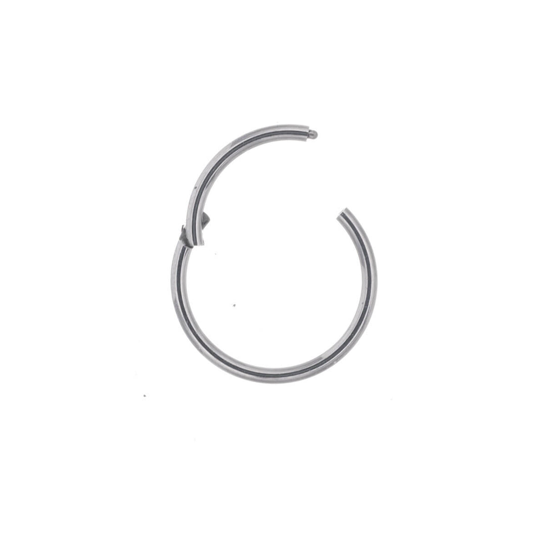 Hinged ring titanium clicker Piercing Rings 1.0mm (Titanium G23)
