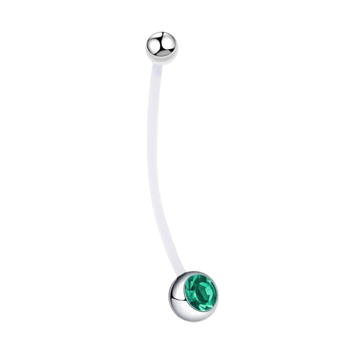 Pregnancy belly button ring 2,5cm (Steel316L / bioplastic)