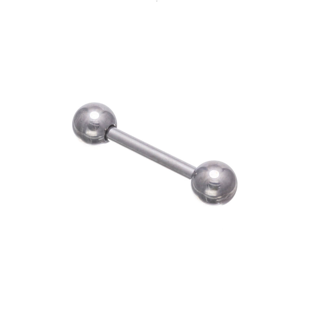 Suora tappi kielikoru barbell 1.6mm (Titaani G23)