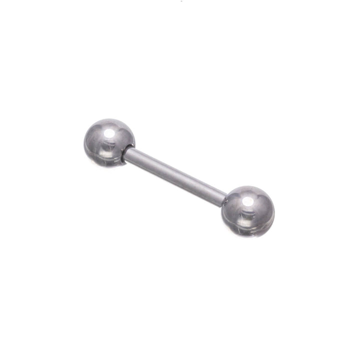 Suora tappi kielikoru barbell 1.6mm (Titaani G23)