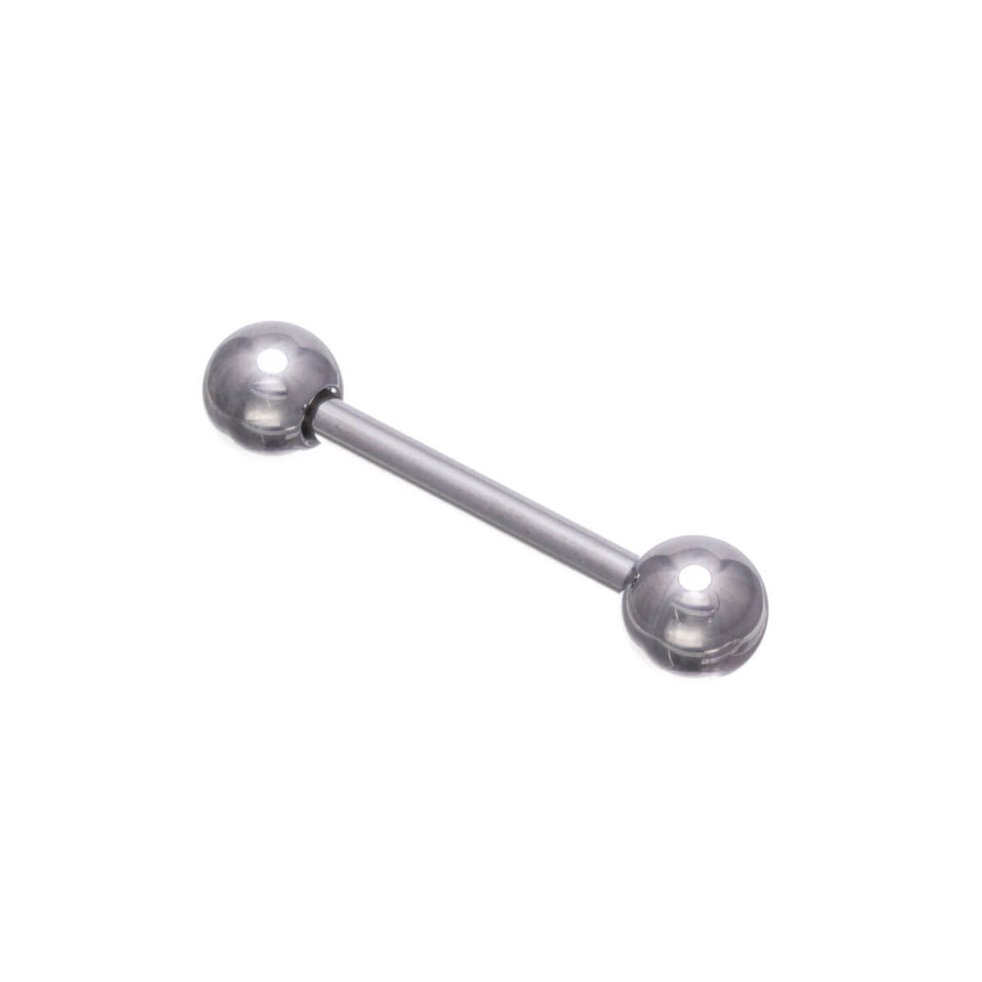 Suora tappi kielikoru barbell 1.6mm (Titaani G23)