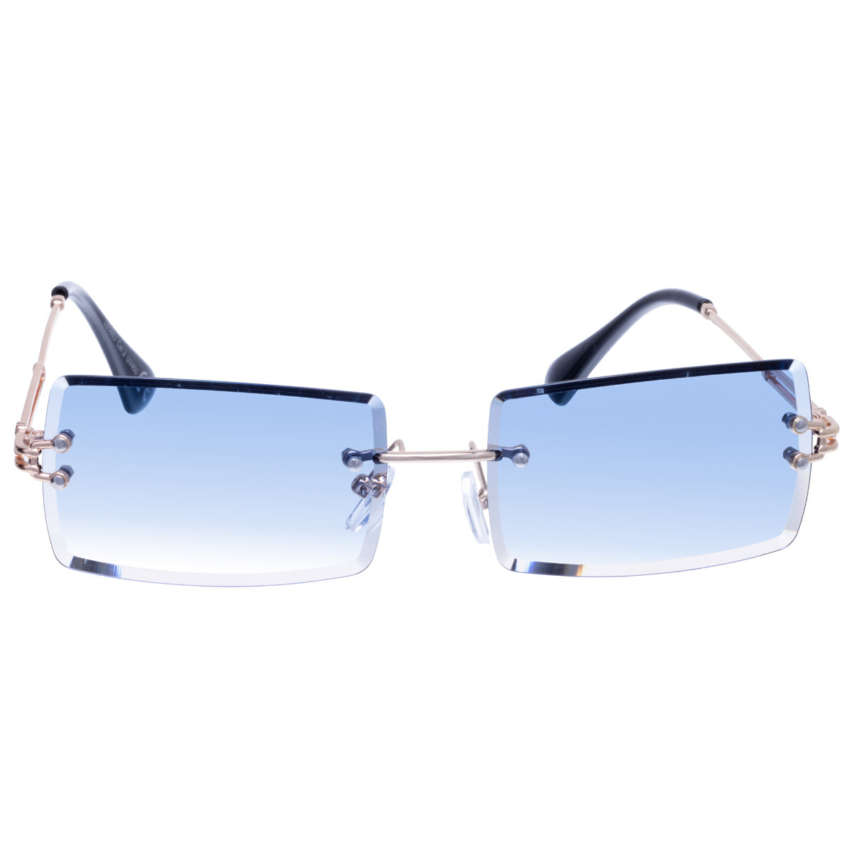 Rectangular sunglasses Frameless lenses