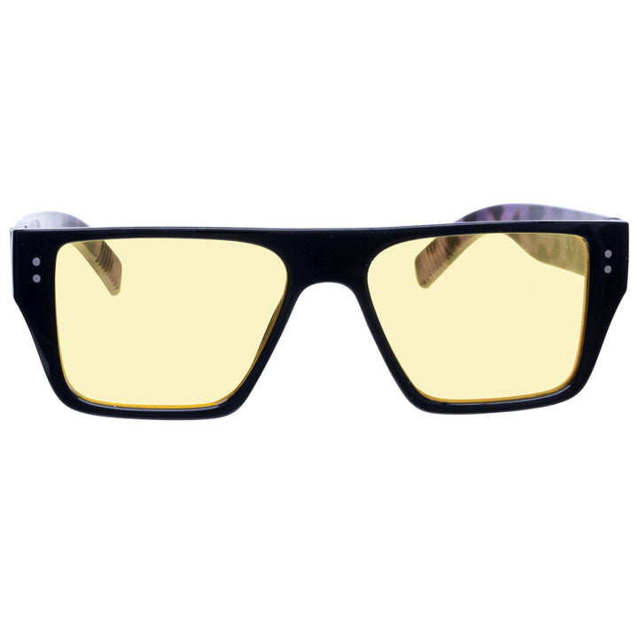 Angled flat top sunglasses