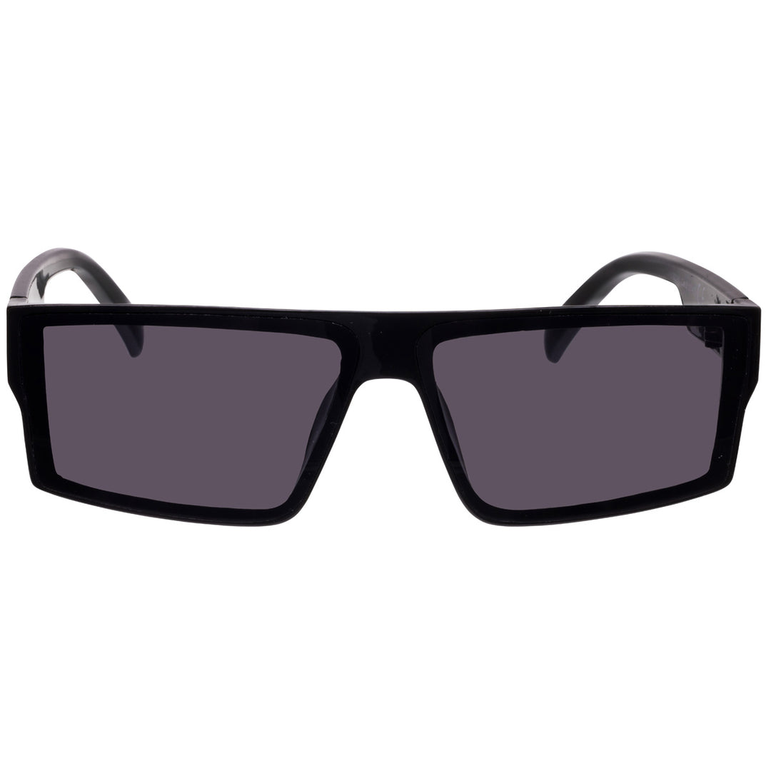 Angular low flat top sunglasses