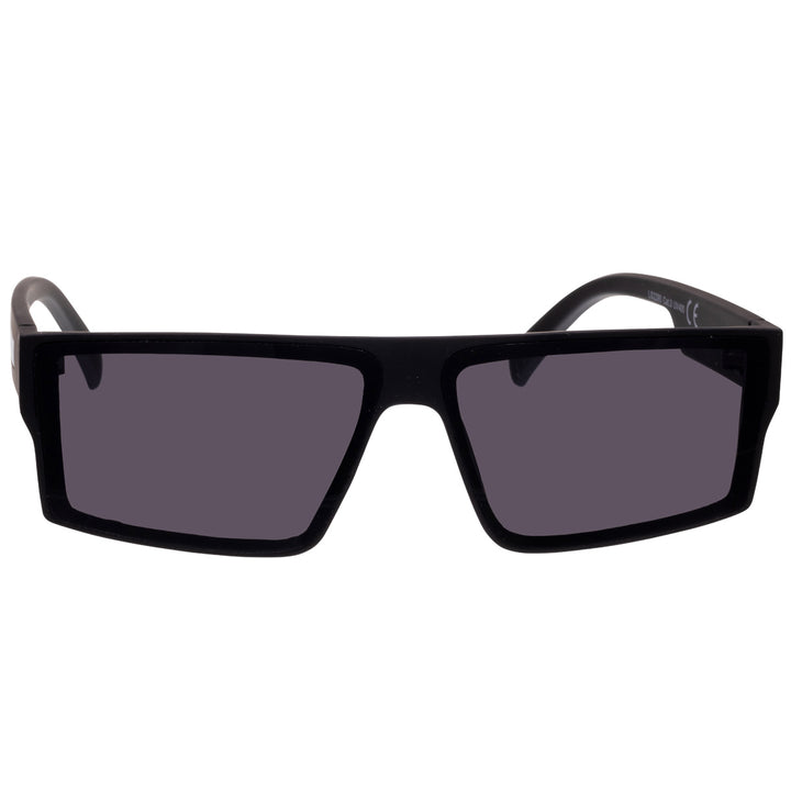 Angular low flat top sunglasses