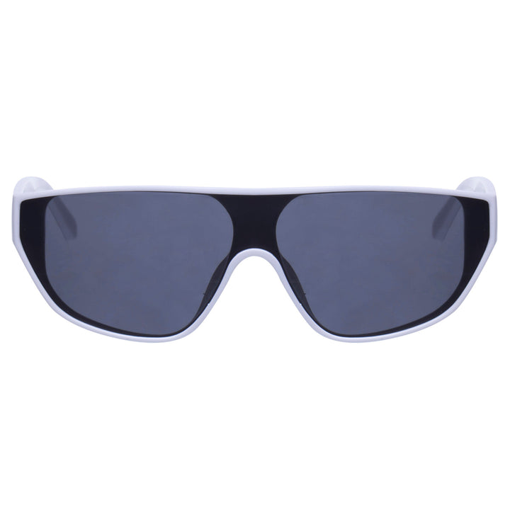 Low futuristic flat top sunglasses