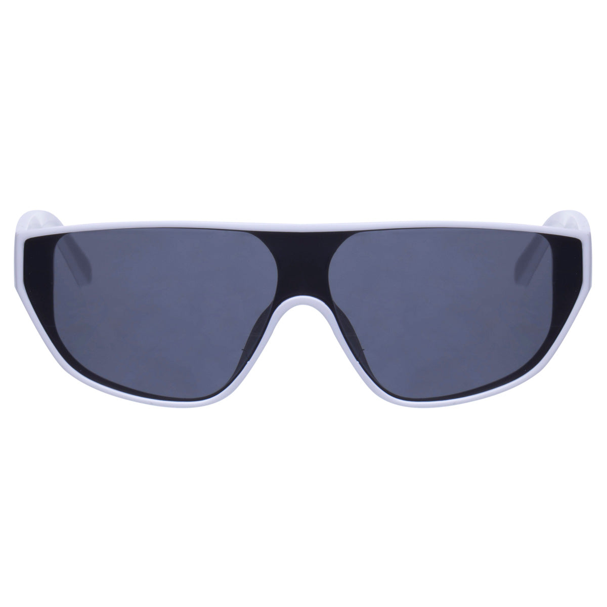 Low futuristic flat top sunglasses
